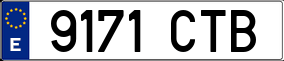 Truck License Plate